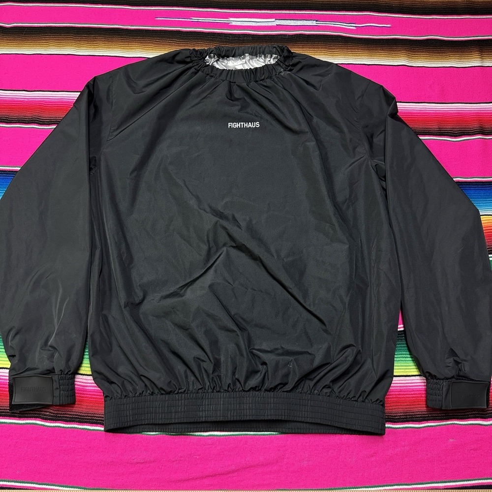 Fighthaus Contender Sauna Suit Top Only Black MMA‎ Boxing Mens XXL / 2XL